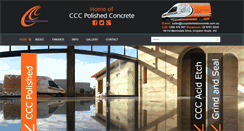 Desktop Screenshot of cccpolishedconcrete.com.au